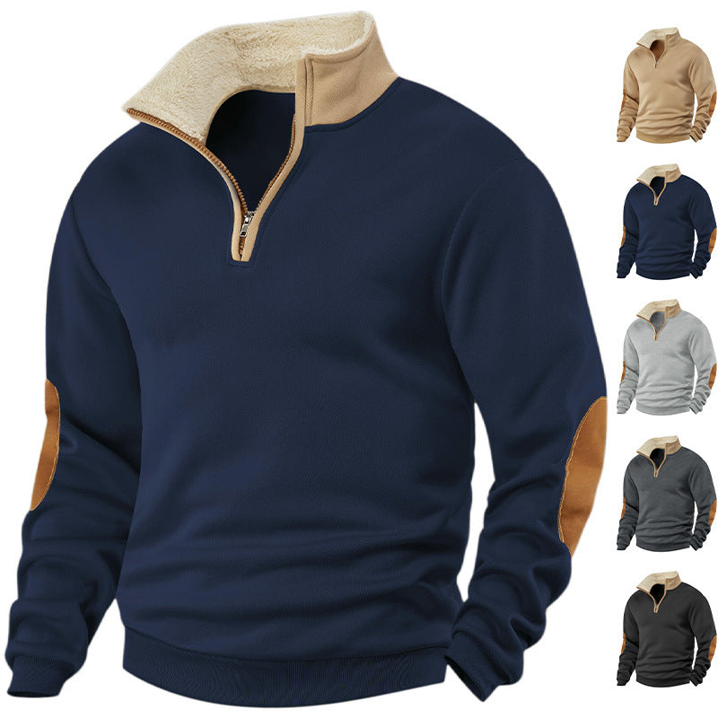 Herren-Langarmshirt mit halber Knopfleiste – Bild 4 | LuxeStyle
