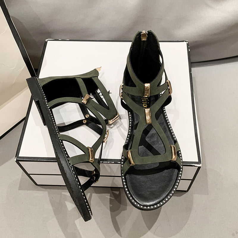 Modische Römersandalen mit Reissverschluss – Bild 15 | LuxeStyle
