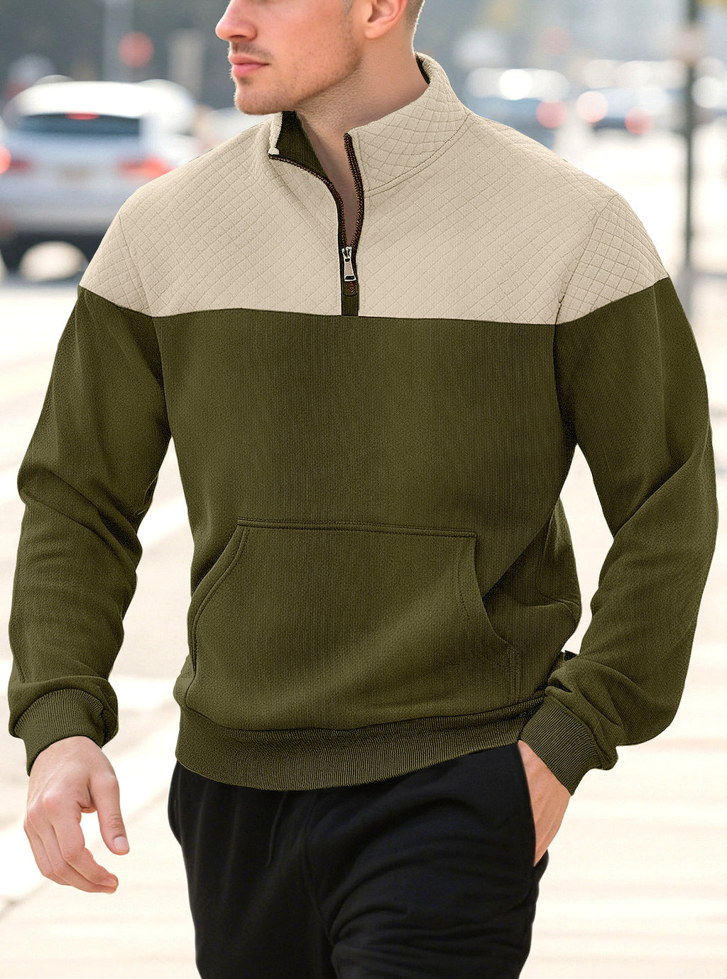 Strickjacke mit Reissverschluss für Herren – Bild 9 | LuxeStyle