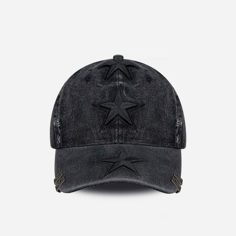 Baseball Cap mit Stern-Stickerei