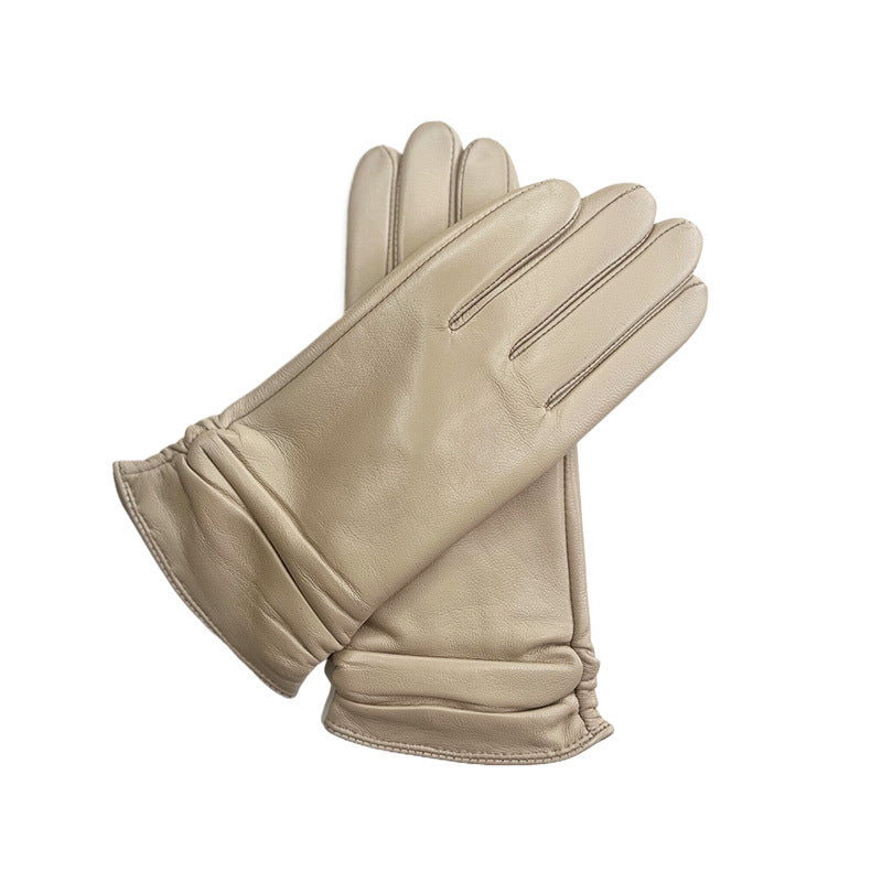 Damen-Handschuhe aus Schafsleder, Touchscreen