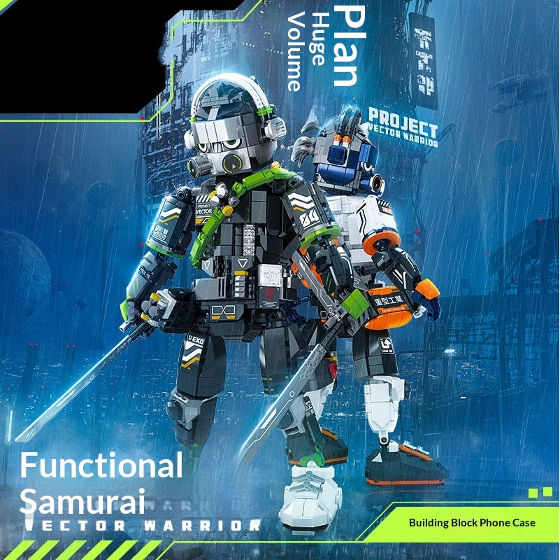 Samurai-Baustein-Set für Fortgeschrittene