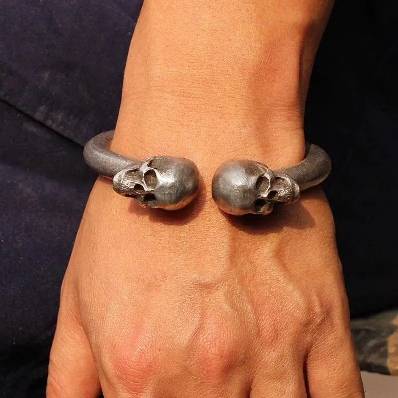 Black Skull And Bone Armband – Bild 5 | LuxeStyle