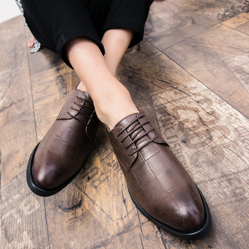 Herren Leder Schnürschuhe Casual Business