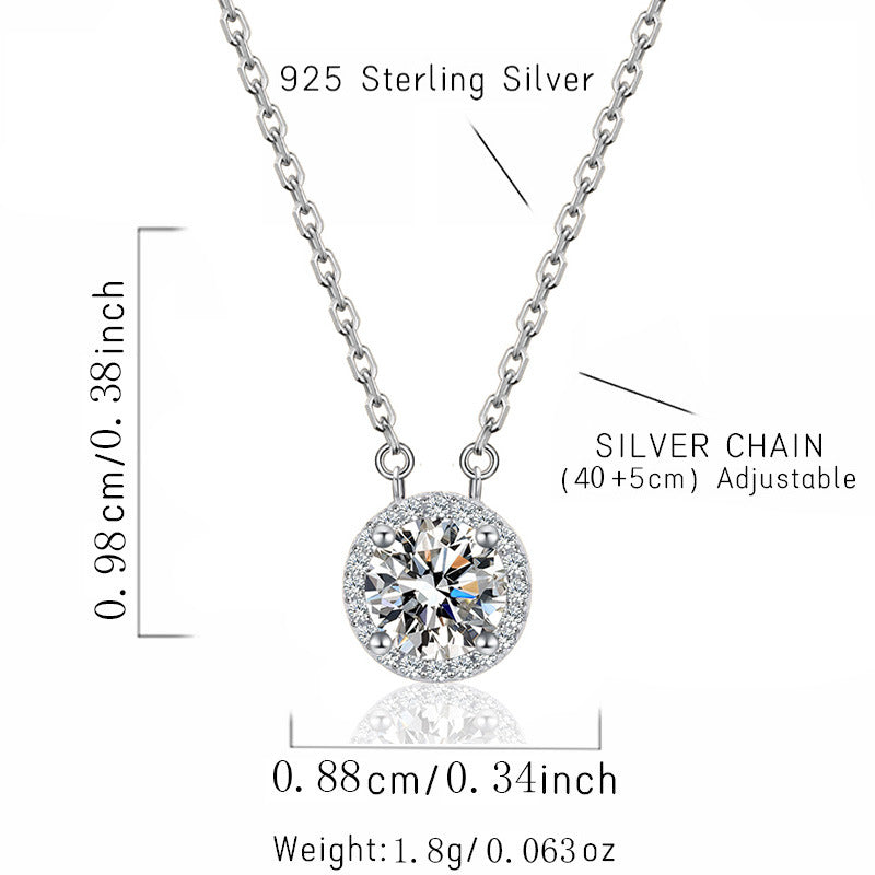 Weisses Diamant-Halsband