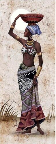 Diamond Painting «Afrikanische Frau» – Bild 2 | LuxeStyle