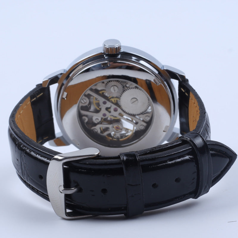 Herren-Armbanduhr mit Leuchtzifferblatt