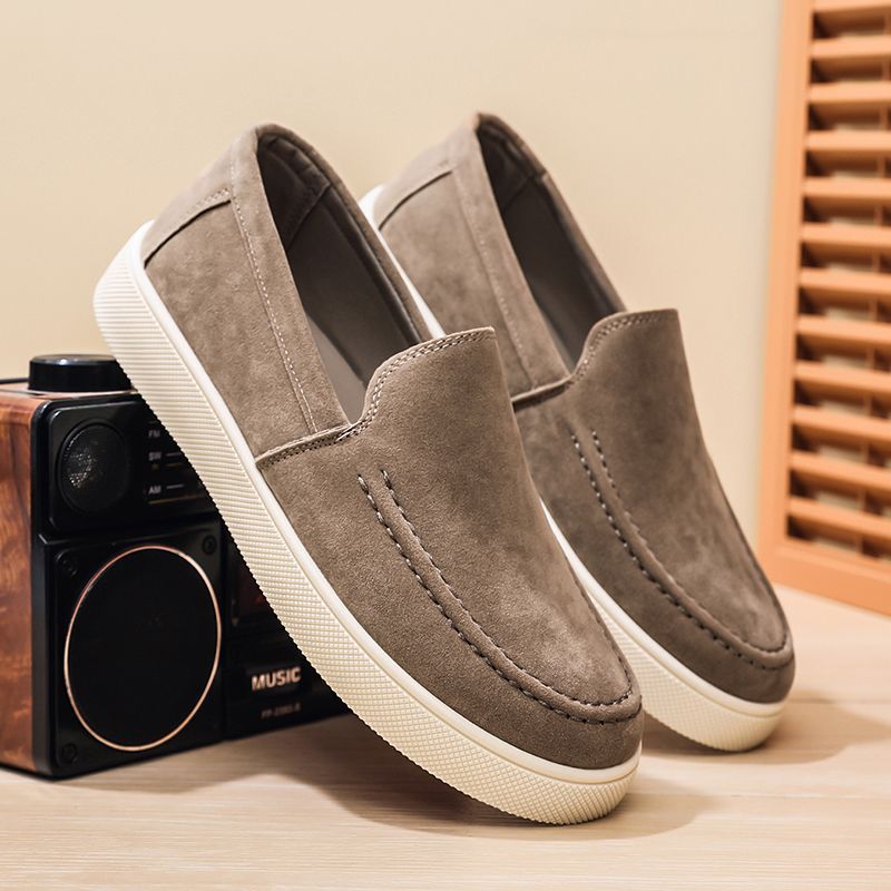 Herren Canvas Slipper mit Einzelriemen