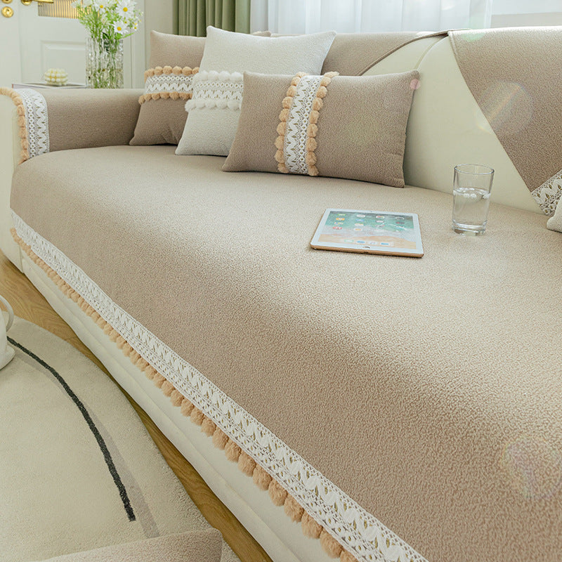 Chenille Sofa-Kissenbezug für alle Jahreszeiten – Bild 8 | LuxeStyle