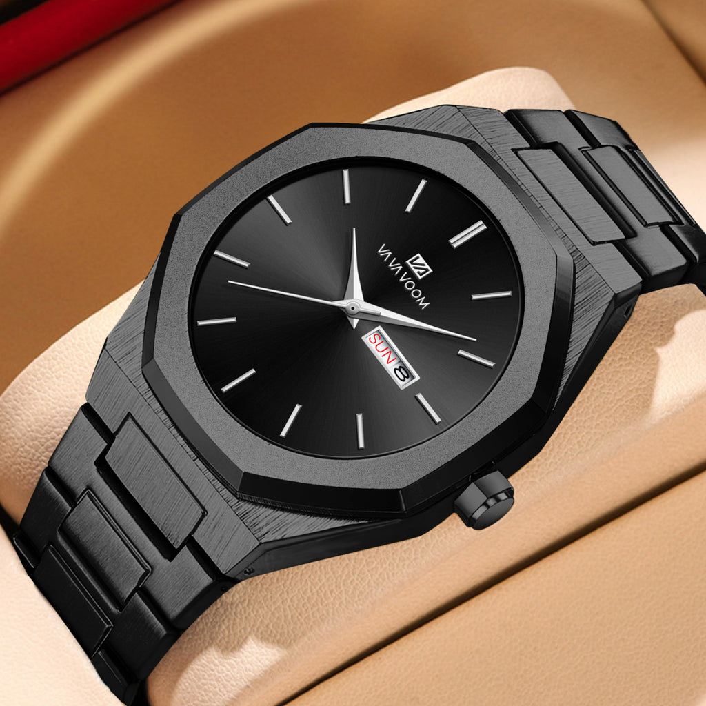 Herrenuhr Stahlkette Business Casual