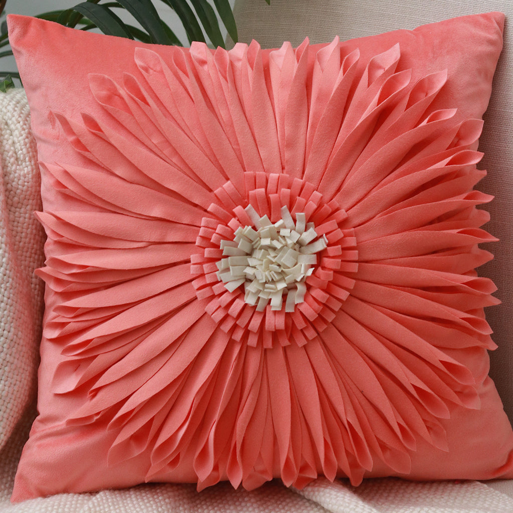 Kissenbezug Chrysantheme, einfarbig