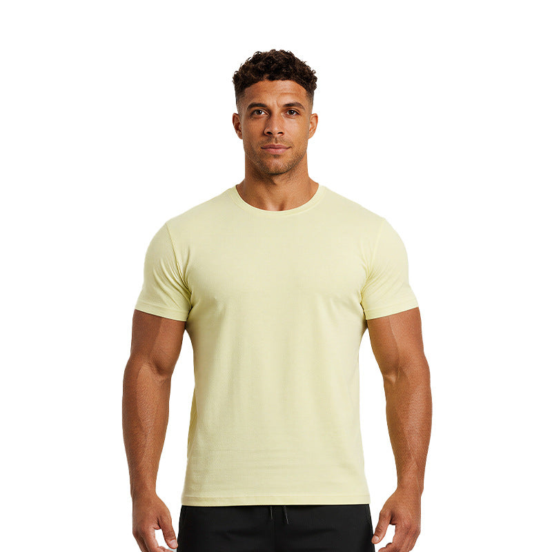 Kurzarm Fitness-Shirt mit Kragen