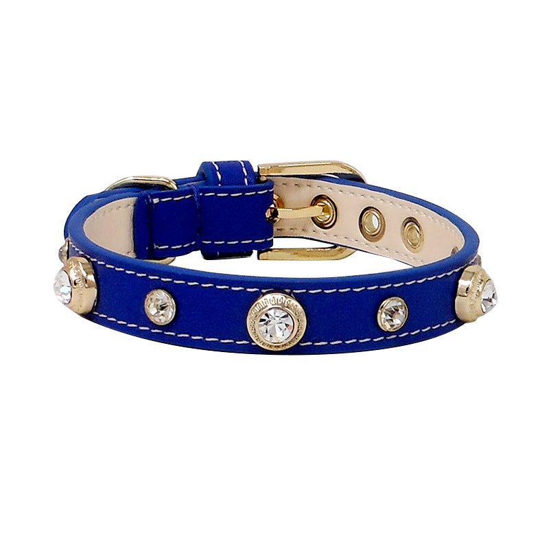Halsband aus Lederimitat, verschiedene Farben | LuxeStyle