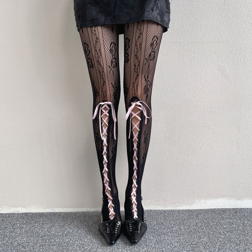 Strap Lace Sexy Pantyhose For Women