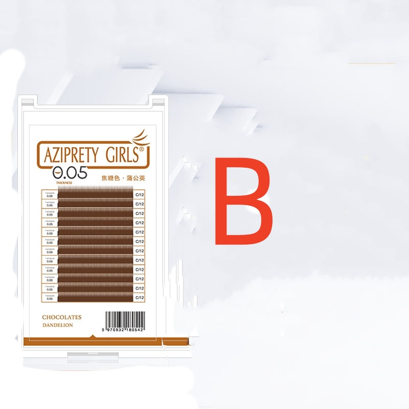 Falsche Wimpern "Deep Coffee"