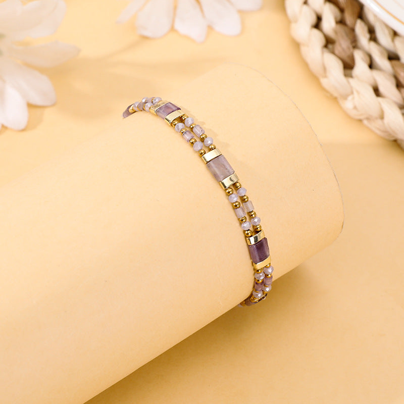 Boho Armband mit Türkis und Lapislazuli | LuxeStyle