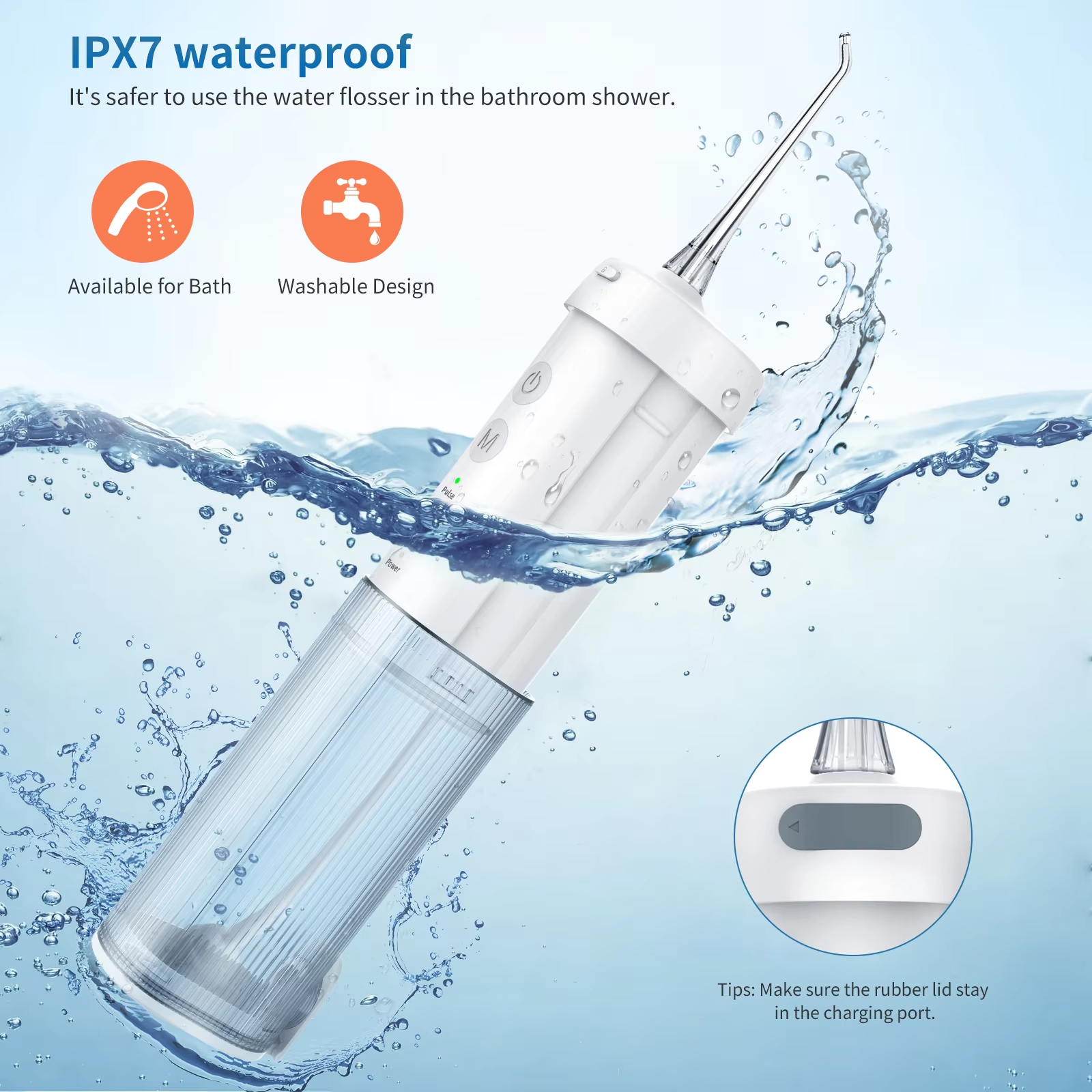 V1, Tragbarer Wasser-Flosser