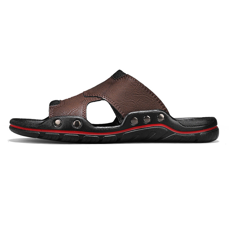 Rutschfeste Deodorant Sandalen aus Leder
