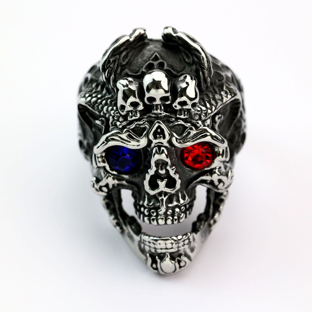 Herren-Ring «Vintage» – Edelstahl Retro