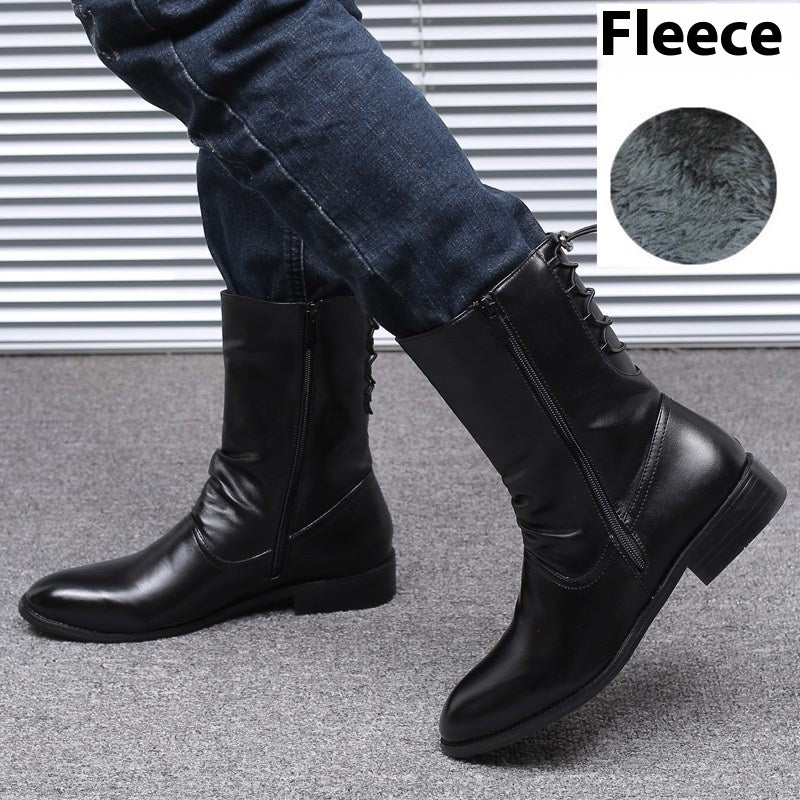 Spitze Lederstiefel für Herren
