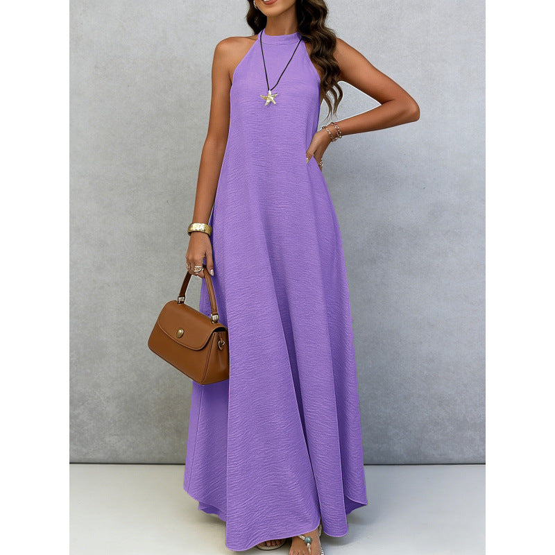 Ärmelloses Casual-Kleid aus Eisseiden-Crêpe – Bild 3 | LuxeStyle