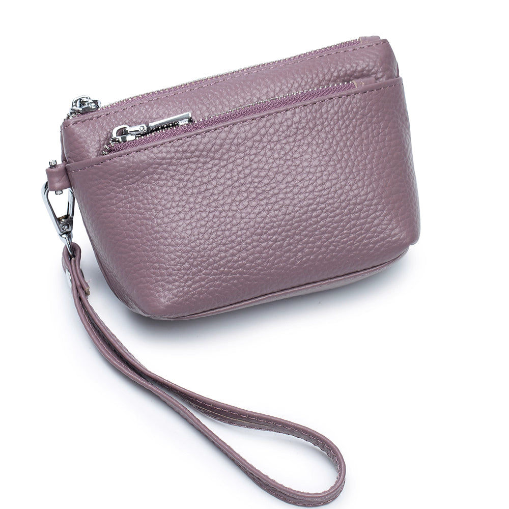 Kuhleder-Clutch mit Reissverschluss – Bild 4 | LuxeStyle