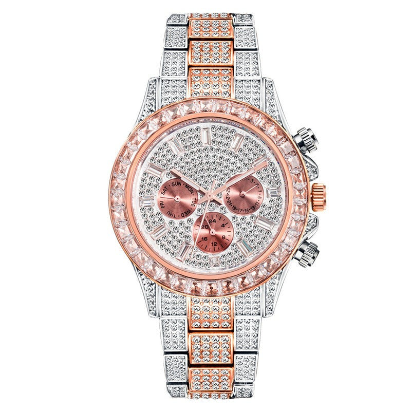 Damenuhr mit Quarzwerk und Stahlband – Bild 4 | LuxeStyle