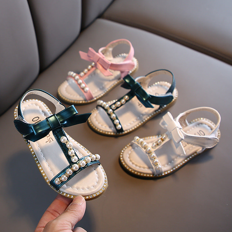 Mädchen Prinzessin Sandalen mit Perlen – Bild 10 | LuxeStyle
