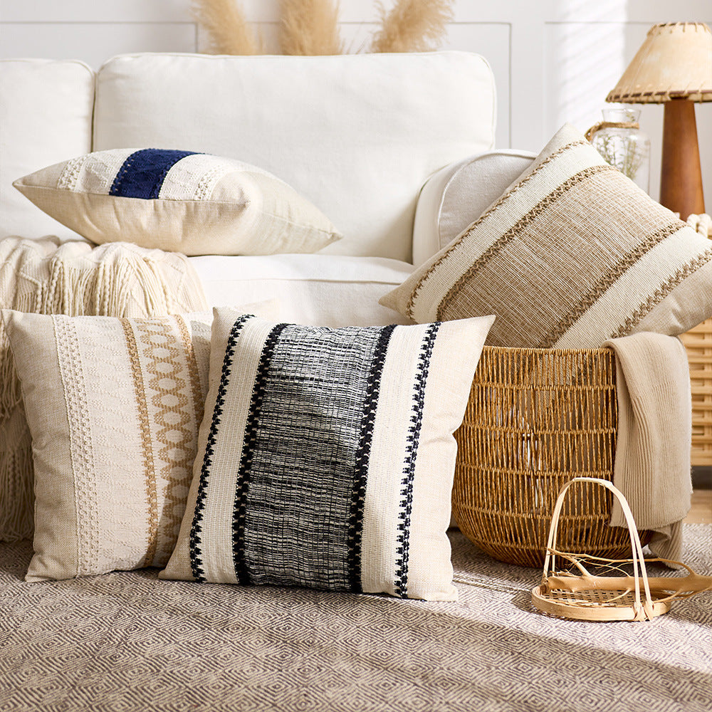 Boho-Kissenhülle Patchwork
