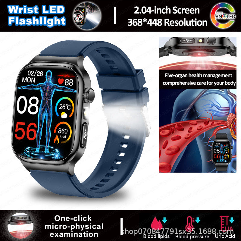 Smartwatch mit Bluetooth-Telefonie und Taschenlampe – Bild 17 | LuxeStyle