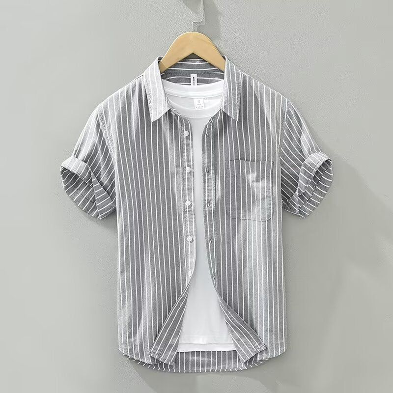 Tie-Dye Kurzarmhemd für Herren | LuxeStyle