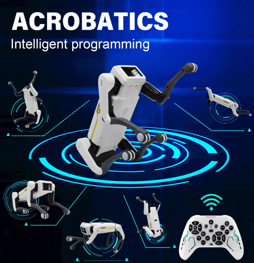 Intelligenter Roboterhund mit Sprachdialog & App