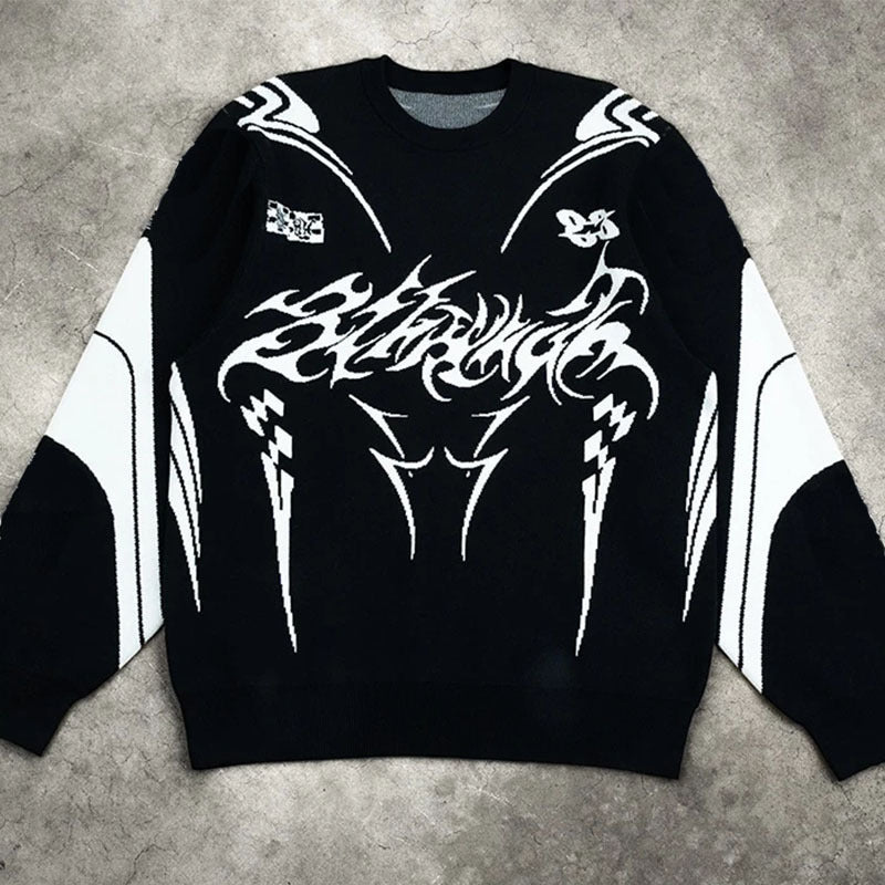 Locker sitzender Rundhals-Pullover