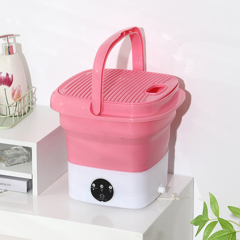 Faltbare Mini-Waschmaschine mit Trocknerfunktion