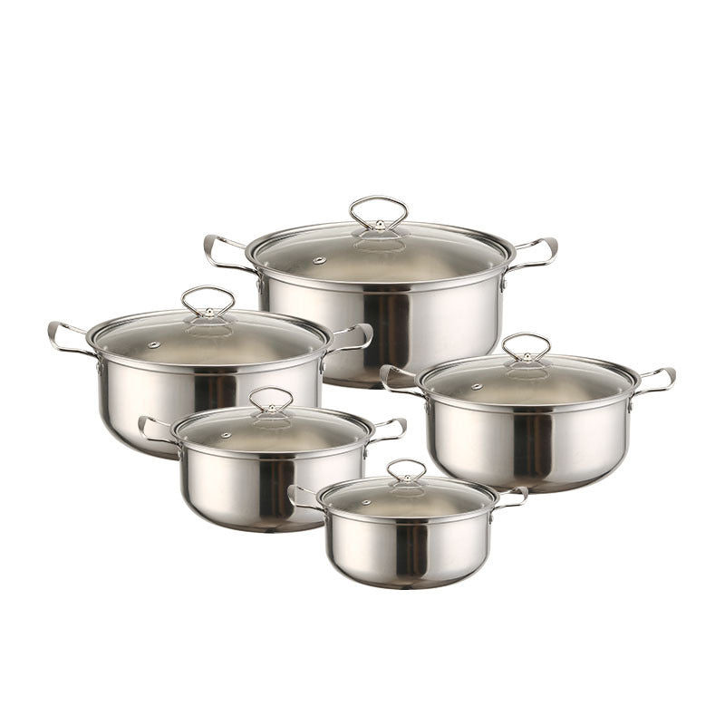 10-teiliges Dampfgarer-Set aus Edelstahl – Bild 3 | LuxeStyle