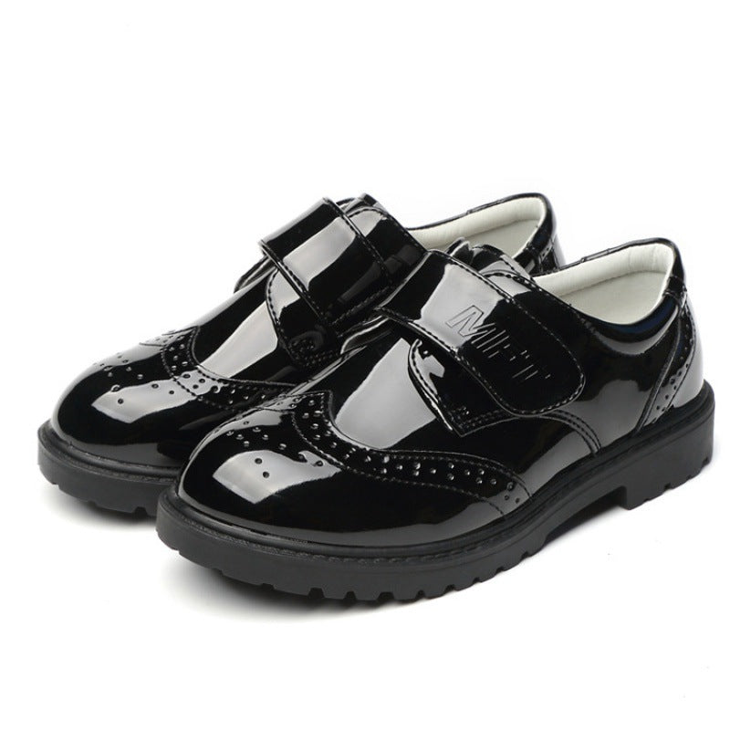 Leder-Halbschuhe für Jungen
