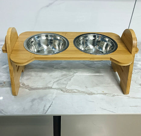 Verstellbarer Futternapf-Ständer aus Holz – Bild 5 | LuxeStyle