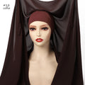 Elegantes Chiffon-Tuch mit Magnetverschluss