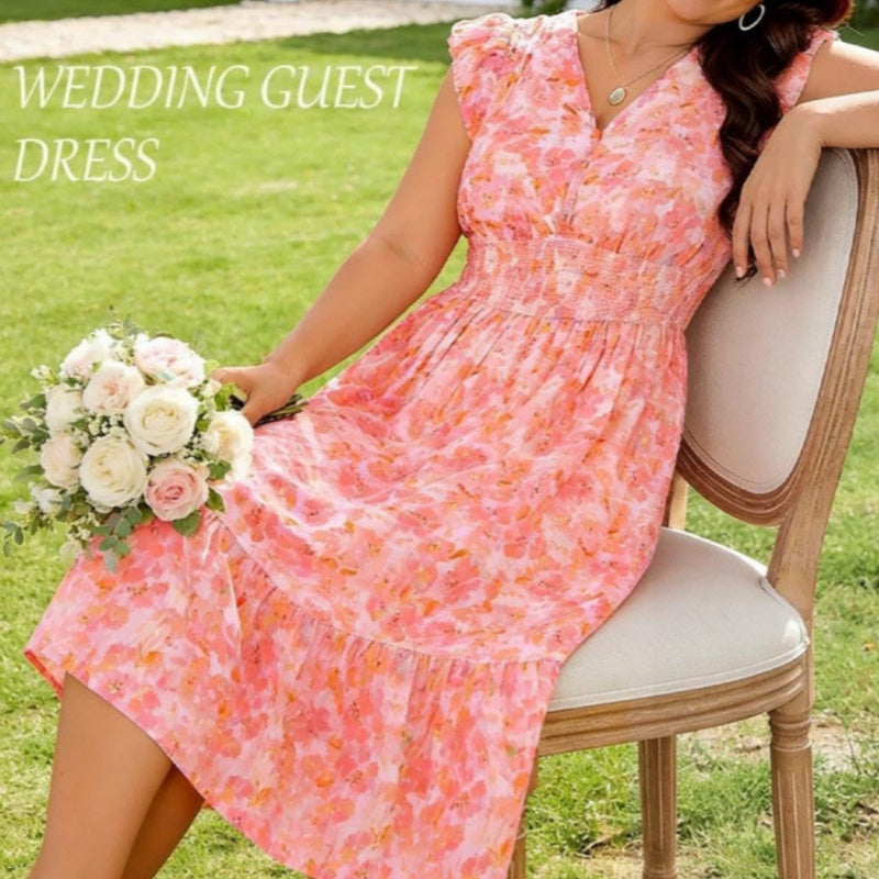 Chic Boho Blumenkleid