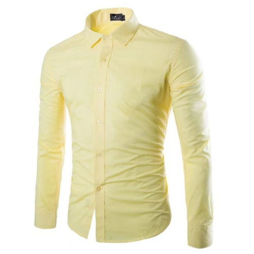Bügelfreies Langarm-Polohemd für Herren – Bild 12 | LuxeStyle