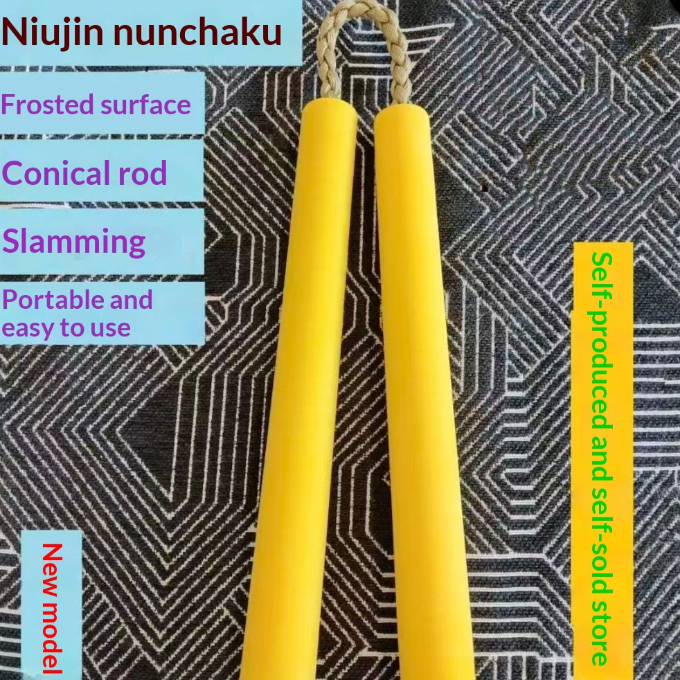 Taschen-Nunchaku aus Kunststoff und Metall