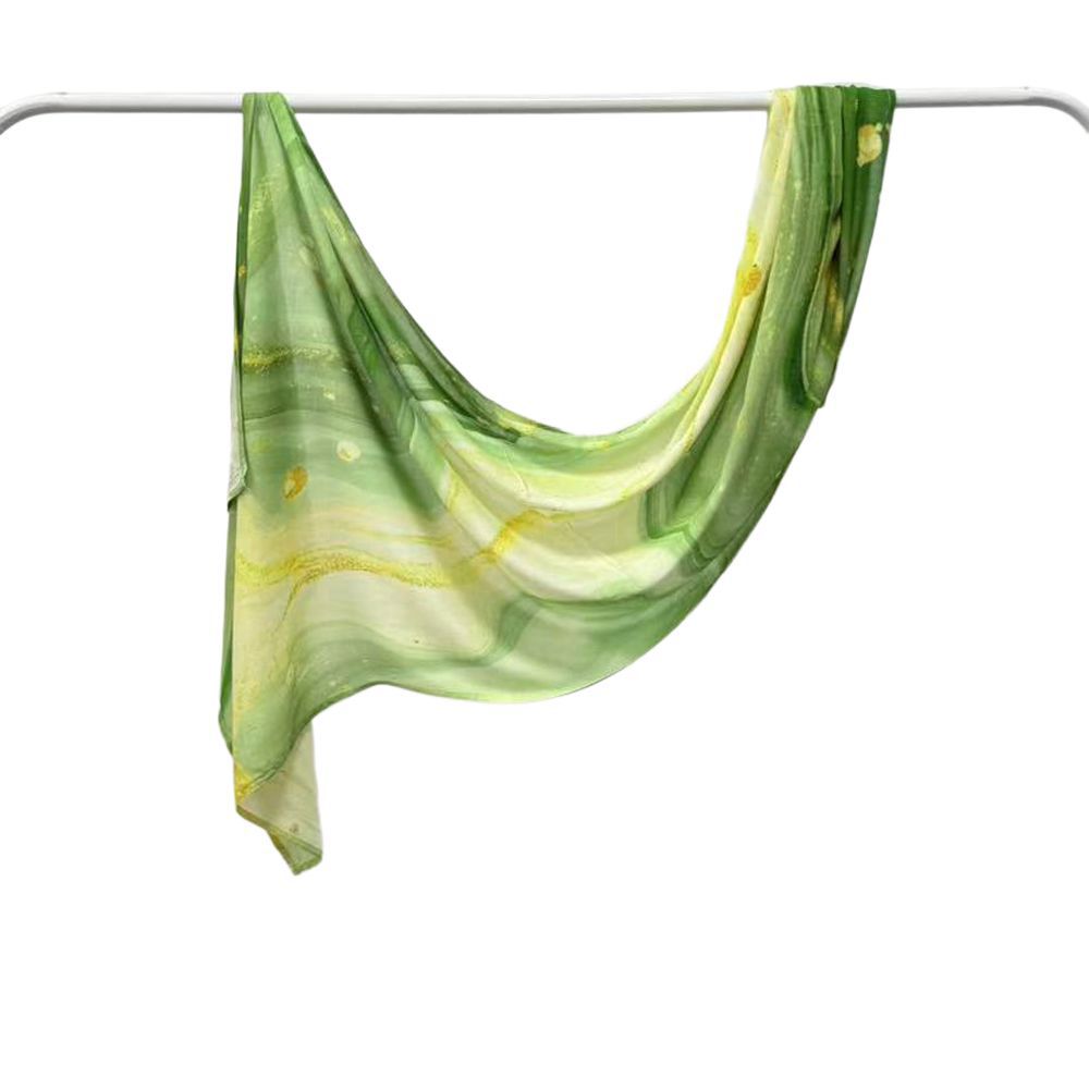Kopftuch aus Modal-Baumwolle mit Marmor-Print – Bild 15 | LuxeStyle