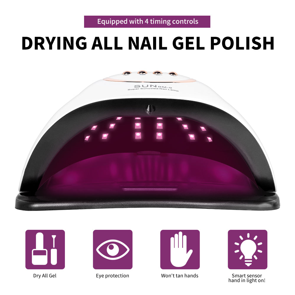 UV/LED Nagellampe mit Sensor & 4 Timer