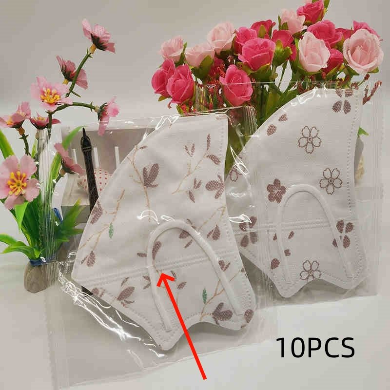 Farbwechselnde Stoffmasken mit Print (10er-Set)