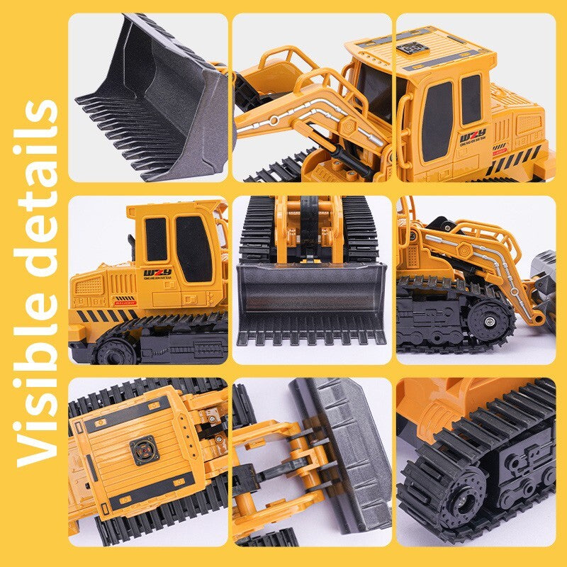 RC Baustellenfahrzeug Set – Bagger & Bulldozer