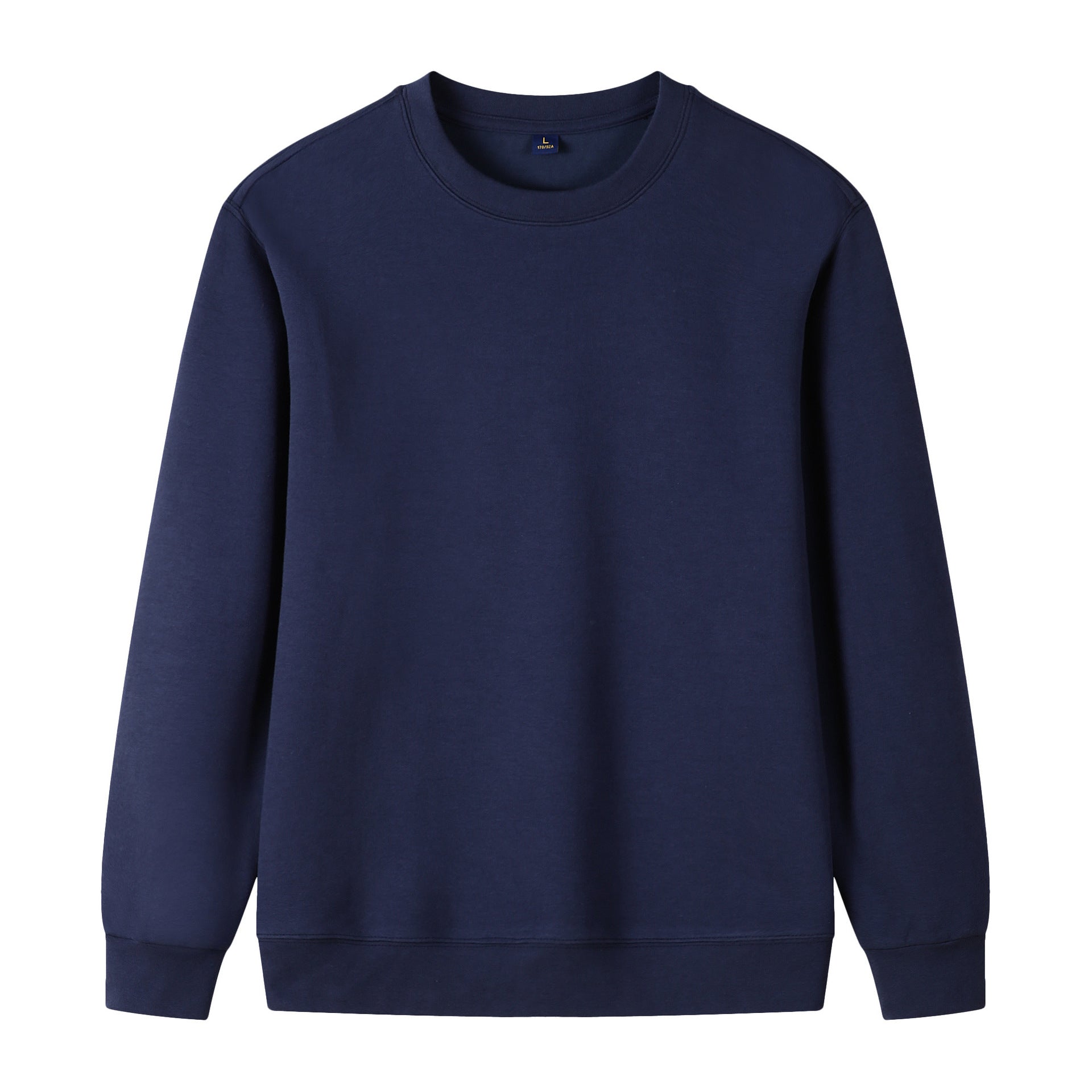 Baumwoll-Sweatshirt mit Rundhals und langen Ärmeln
