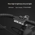Aluminium Fahrradlicht mit USB-Aufladung