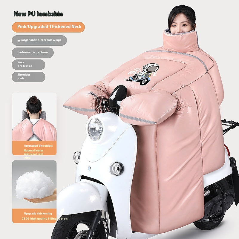 Regendichter Windschutz für E-Scooter & Töffli