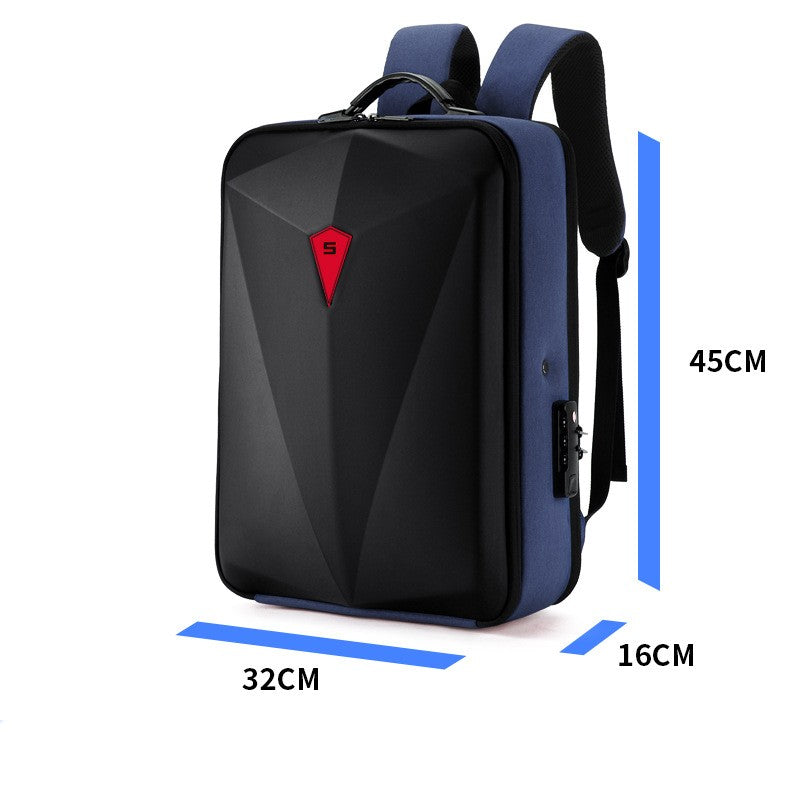 Hartschalen-Rucksack für Herren mit Tragesystem