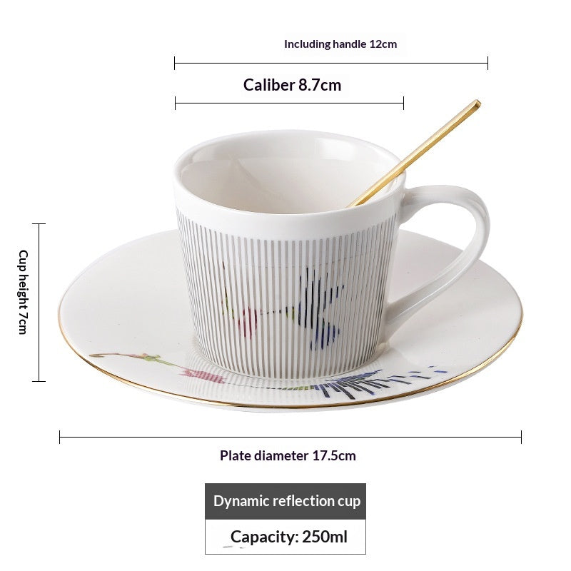 Dynamische Reflexion Keramik-Kaffeetasse